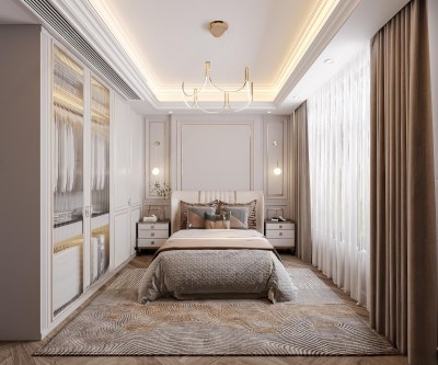 简欧卧室3D模型下载